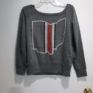 Wide neck sweatshirt, very soft!